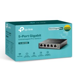 Switch Easy Smart de 5 puertos Gigabit Tp Link TL-SG105E (V5)