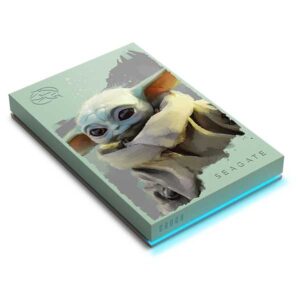 Disco Externo Seagate Grogu Star Wars RGB Coleccion. 2TB